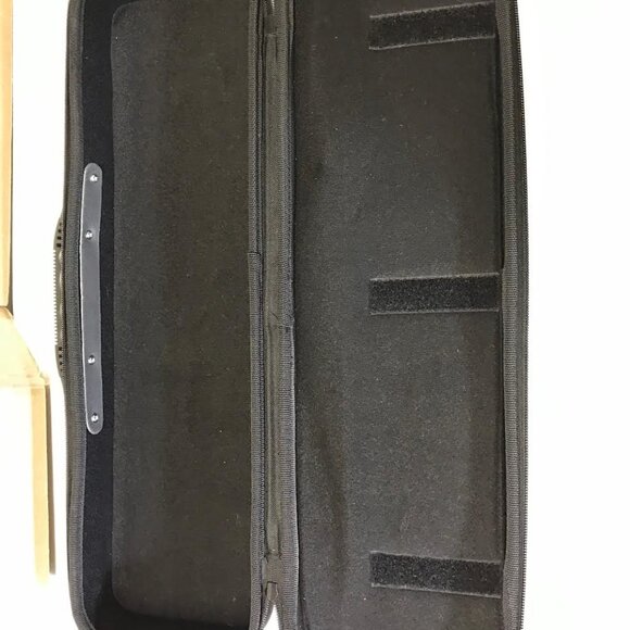 Fabric Hardshell Zipper Carrying Case (w/ built-in velcro divider) - Picture 3 of 3